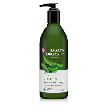  Aloesowe bezzapachowe mleczko do rąk i ciała - Avalon Organics - Aloe Unscented Hand and Body Lotion