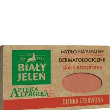  Biały Jeleń Apteka Alergika mydło dermatologiczne z glinką czerwoną