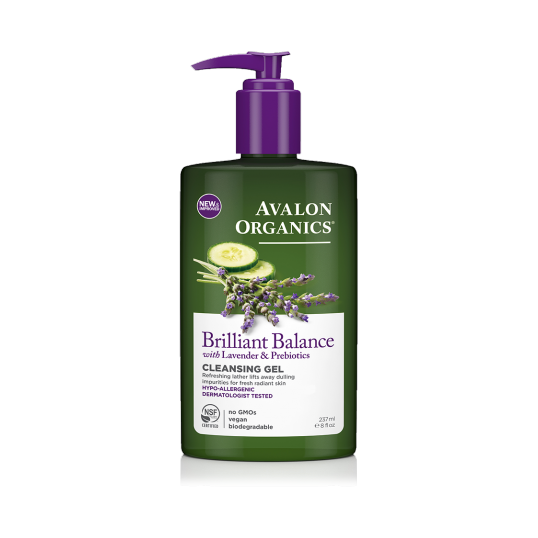  Rozświetlający żel myjący do twarzy Lavender Luminosity - Avalon Organics