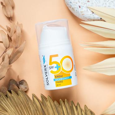  Solverx Krem do twarzy SPF50+ Sunny Skin