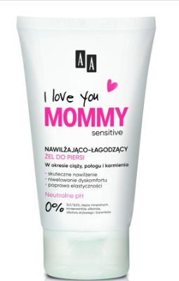 AA COSMETICS -  AA I Love You Mommy Nawilżająco-łagodzący żel do piersi w okresie ciąży, połogu i karmienia