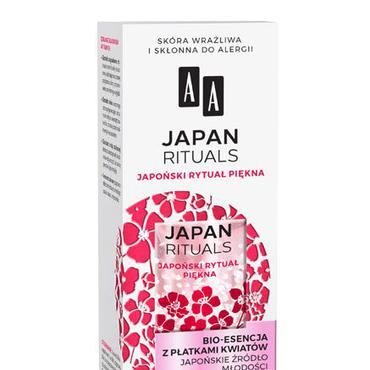 AA COSMETICS -  AA JAPAN RITUALS Bio-esencja z płatkami kwiatów Japońskie źródło młodości