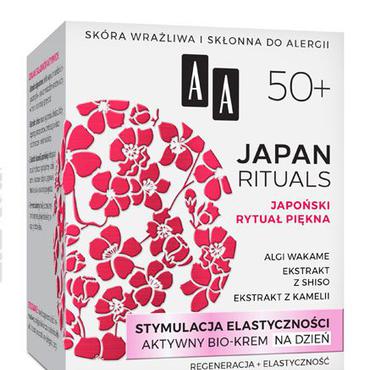 AA COSMETICS -  AA JAPAN RITUALS Stymulacja elastyczności Aktywny bio-krem na dzień 50+