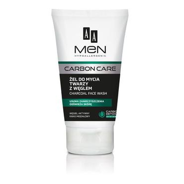 AA COSMETICS -  AA MEN CARBON CARE Żel do mycia twarzy z węglem