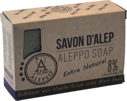 ALEPEO -  ALEPEO Mydło naturalne z czarnuszką