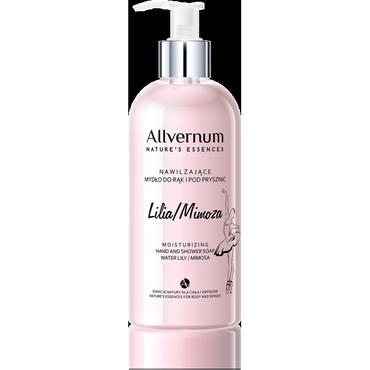 ALLVERNUM NATURE'S ESSENCES -  Allvernum nawilżające mydło do rąk i pod prysznic, lilia wodna i mimoza