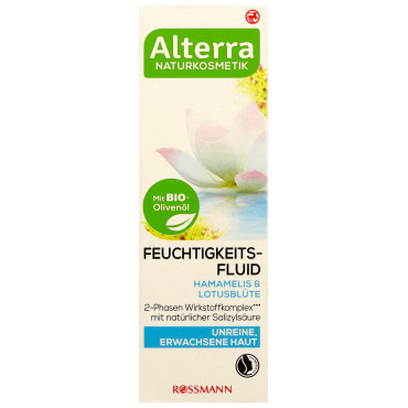 Alterra -  Alterra Oczar& Kwiat Lotosu fluid nawilżający do twarzy 50 ml