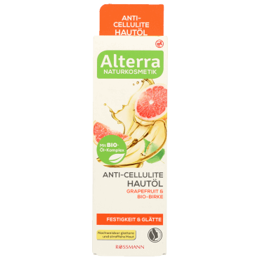 Alterra -  Alterra antycellulitowy olejek do ciała grejpfrut & brzoza bio 100 ml