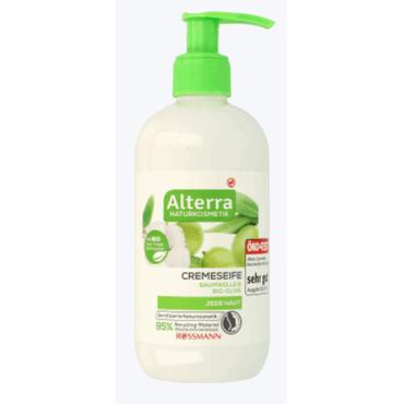 Alterra -  ALTERRA mydło w płynie Bawełna & Oliwka 300 ml