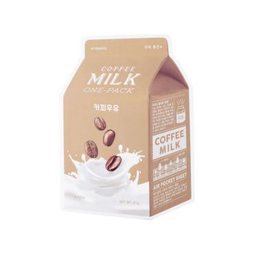 A'pieu -  ﻿A'pieu Milk One-Pack Ujędrniająca maseczka do twarzy Coffee Milk