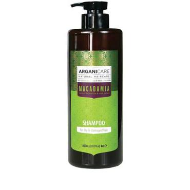 Arganicare Natural Haircare -  Arganicare Macadamia Szampon do suchych i zniszczonych włosów 1000 ml