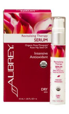 Aubrey Organics -  Głęboko odżywcze serum z olejkiem z owoców dzikiej róży Rosa Mosqueta