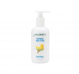 Aubrey Organics -  Naturalne mydło do mycia dla niemowląt i dzieci z wiesiołkiem, aloesem i olejem z kiełków pszenicy 