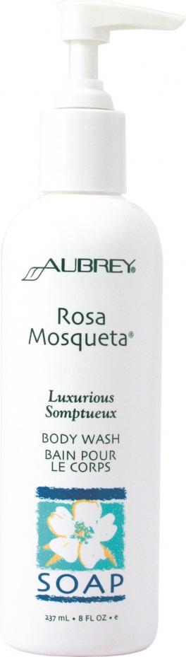 Aubrey Organics -  Luksusowy płyn do kąpieli z dzikiej róży Rosa Mosqueta 