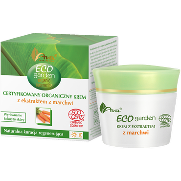 AVA ECO -   Ava Eco Garden certyfikowany organiczny krem do twarzy z marchwi
