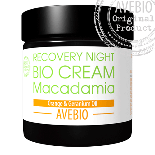 avebio -  Regeneracyjny BIO krem na noc z olejem makadamia  