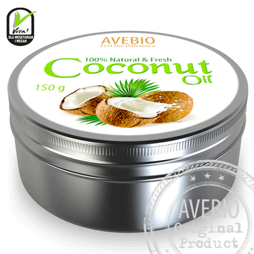avebio -  Olejek kokosowy - delikatna świeżość dla skóry