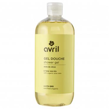 Avril Organic -  AVRIL Żel pod prysznic o zapachu cytryny z werbeną