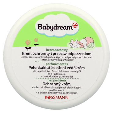 Babydream -  Babydream Krem ochronny i przeciw odparzeniom z tlenkiem cynku i pantenolem do skóry wrażliwej 150ml