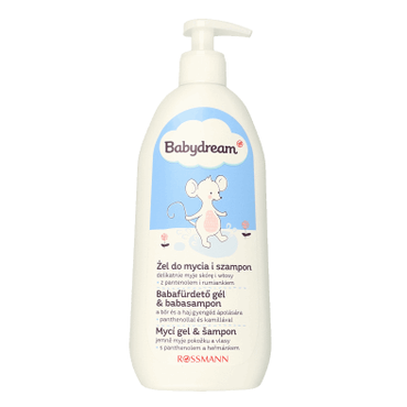 Babydream -  Babydream żel do mycia i szampon z pantenolem i rumiankiem 500ml