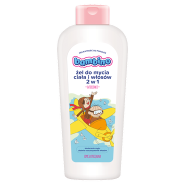 Bambino -   Bambino łagodny żel do mycia ciała i włosów 2w1, 400 ml