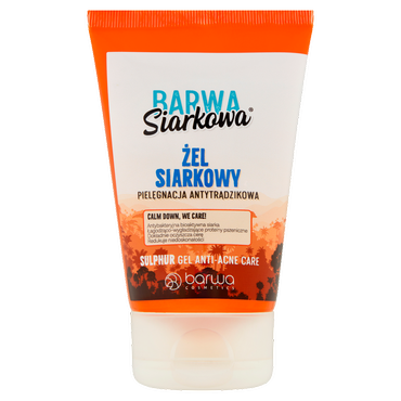 BARWA -   Barwa Siarkowa oczyszczający żel siarkowy antytrądzikowy do twarzy, 120 ml