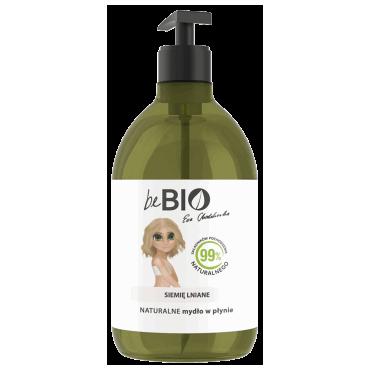 BeBio -  BEBIO Ewa Chodakowska naturalne mydło w płynie siemię lniane