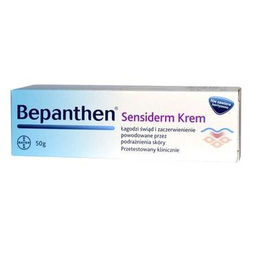 Bepanthen -  Bepanthen Sensiderm Krem łagodzi zaczerwienienie i uczucie swędzenia
