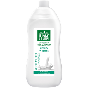 BIAŁY JELEŃ -   Biały Jeleń Hipoalergiczne nawilżające mydło w płynie, 1000 ml