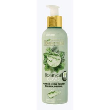 Bielenda -  BIELENDA Botanical Clays pasta do mycia twarzy z glinką zieloną 190 g