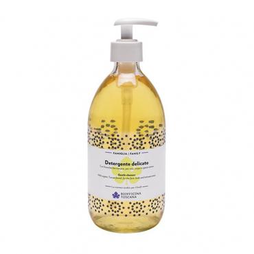 Biofficina Toscana  -  Biofficina Toscana Delikatny żel do mycia ciała i twarzy w szklanej butelce 500 ml