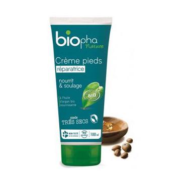 Biopha   -  Biopha Odżywczy krem do stóp z olejem arganowym