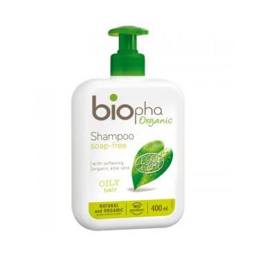 Biopha Organic -  Biopha Szampon do włosów przetłuszczających się z aloesem, rozmarynem i cytryną 