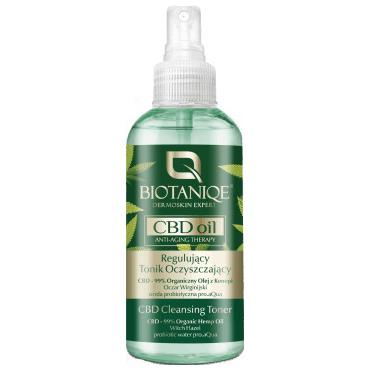 BIOTANIQ -  BIOTANIQE CBD Oil anti-aging therapy tonik regulujący i oczyszczający 150 ml