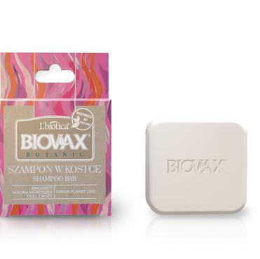 Biovax Botanic -  BIOVAX BOTANIC Szampon w kostce BAICAPIL, MALINA, RÓŻA 