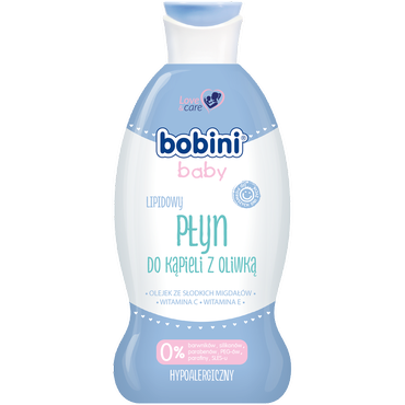 Bobini Baby -   Bobini Baby płyn do kąpieli z oliwką, 330 ml
