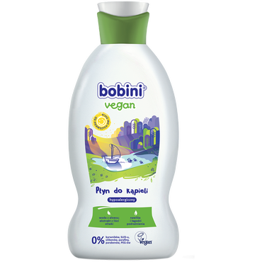BOBINI -   Bobini Vegan hypoalergiczny płyn do kąpieli, 330 ml