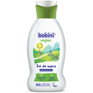 BOBINI -   Bobini Vegan hypoalergiczny żel do mycia ciała, 200ml