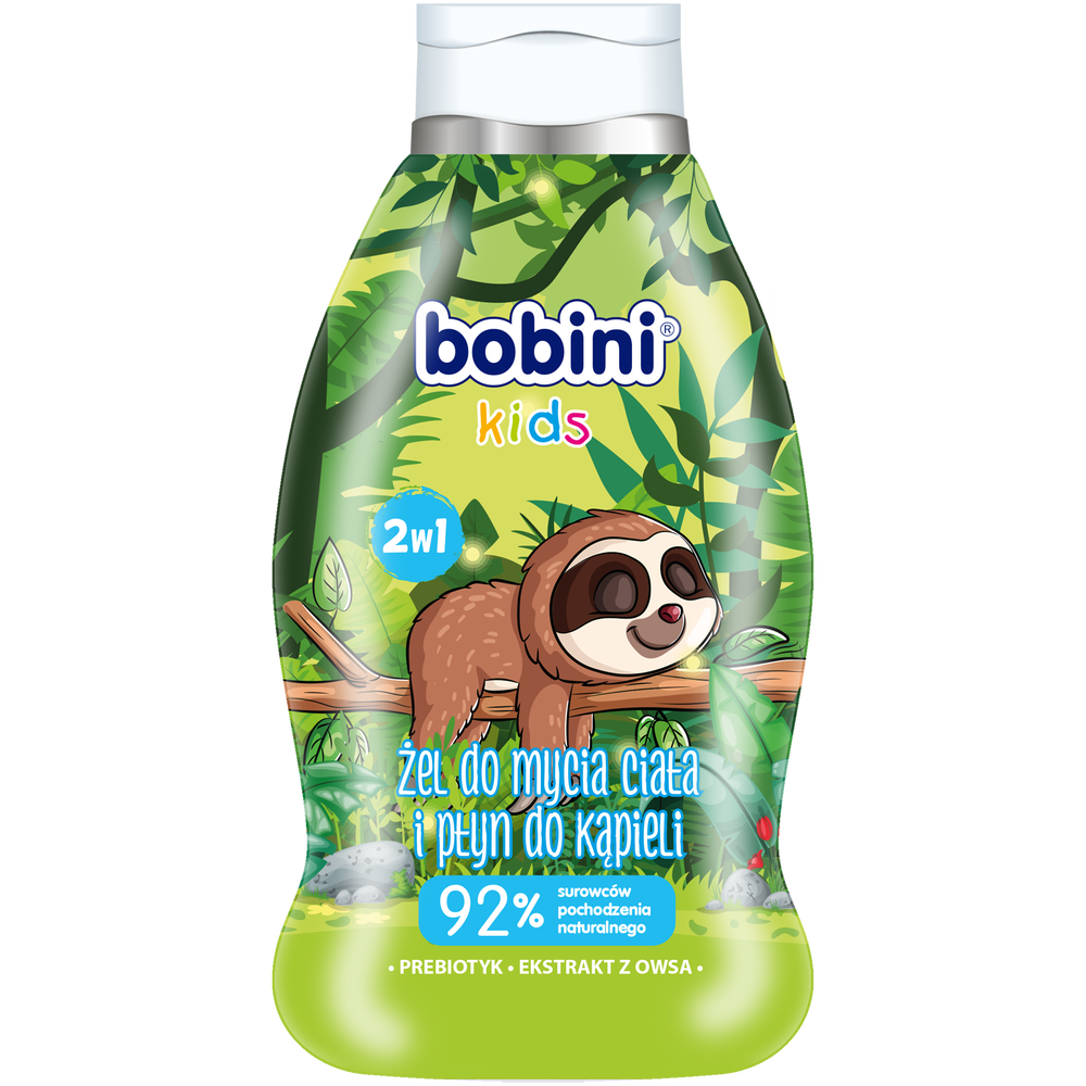 BOBINI - Bobini Leniwiec szampon, żel i płyn do kąpieli 3w1, 660 ml ...