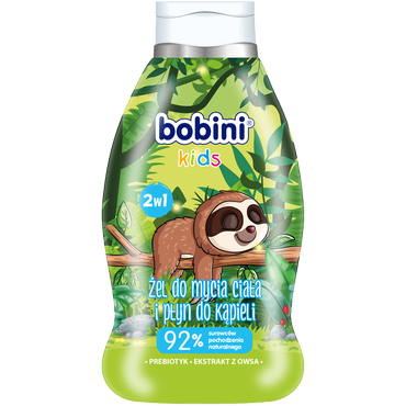 BOBINI -   Bobini Leniwiec szampon, żel i płyn do kąpieli 3w1, 660 ml