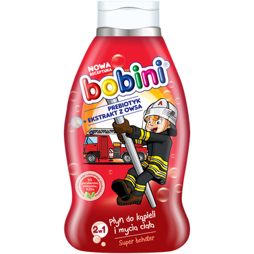 BOBINI -   Bobini Super bohater płyn do kąpieli i mycia ciała dla dzieci, 660 ml
