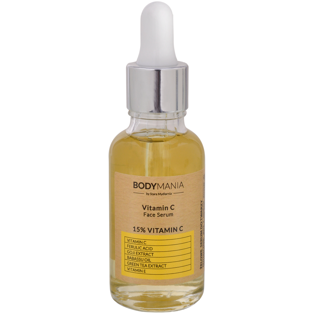 Bodymania -   Bodymania rozjaśniające serum do twarzy, 30 ml