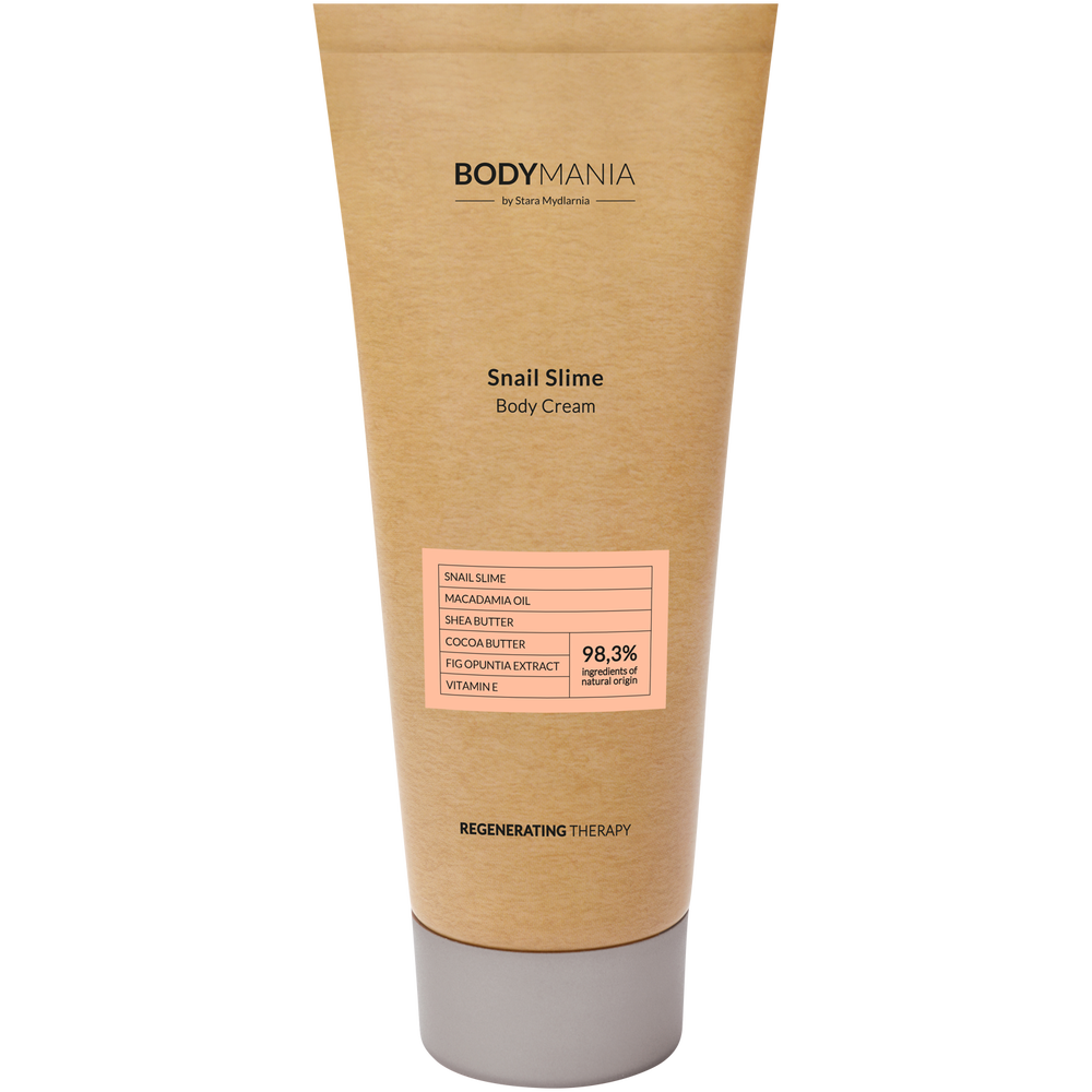 Bodymania -   Bodymania Śluz ślimaka regenerujący krem do ciała, 200 ml
