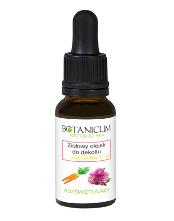 Botanicum -  OLEJEK DO DEKOLTU z witaminą C „rozświetlający”