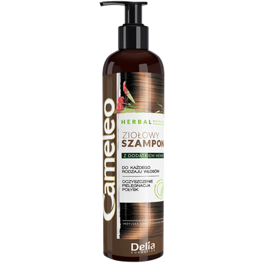 Cameleo Green -   Cameleo ziołowy szampon do wszystkich rodzajów włosów, 250 ml