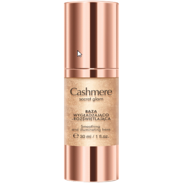 Cashmere -   Cashmere Secret Glam rozświetlająco-wygładzająca baza pod makijaż, 30 ml