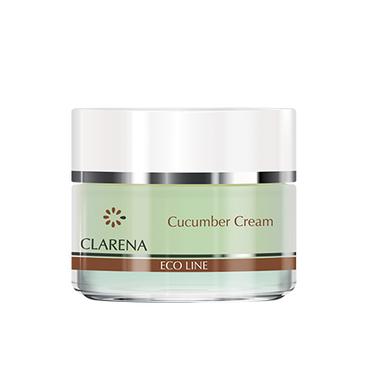 CLARENA -  CLARENA Cucumber Cream Krem oczyszczający z ogórkiem