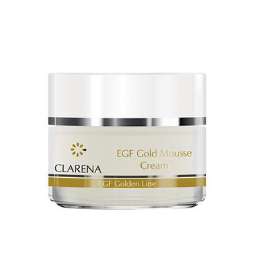 CLARENA -  CLARENA EGF Gold Mousse Cream 50 ml Peptydowy krem w musie z kolidalnym złotem i BIO-Placentą