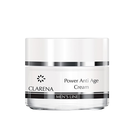 CLARENA -  CLARENA Power Anti Age Cream Krem przeciwzmarszczkowy dla mężczyzn