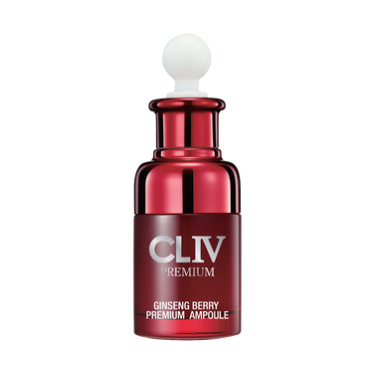 CLIV -   Cliv Premium energetyzująco-uelastyczniająca ampułka do twarzy z jagodami żeń-szenia, 30 ml